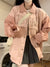 Joskka Oversized Jacket Women Y2K Baseball Coat Female Pink Vintage Loose Pu Jacket Ladies Harajuku Letter Printed Fall Outfits