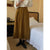 Joskka Knitted Corduroy Skirts For Women High Waist Pleated Skirt Harajuku Autumn Winter Maxi Skirt Faldas Largas Jupe
