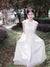 Joskka 2023 New Lace Up Bow Chic High Waist Fairycore Sweet Korean Fashion Elegant Lady Vintage Women Spring Summer Long Dresses