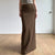 Joskka Elegant Brown Maxi Skirt Wome Fashion Vintage High Waist Slim Split Hem Hip Wrap Long Skirt Streetwear Fall Outfits