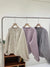 Joskka 2023 Spring Wool Lyocell Short Double-Sided Alcapa Coats Women Loose Single-Breasted Soft Solid Clour Woolen Jackets