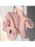 Joskka  Spring Gentle Women's Double-Sided Short Coats Lady Solid Color Single-Breasted All-Match Casual Woolen Jackets