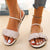 Awakecrm Flats Sandals Women Slippers  Summer New Gladiator Designer Pleated Female Shoes Rome Beach Slingback Slides Mujer Zapatos