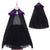 Halloween Awakecrm Black Dress For Girls Halloween Costume Evil Witch Kids Cosplay Costume Children Carnival Gown Girl Tutu Dress With Cloak