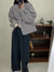 Joskka  Spring Wool Lyocell Short Double-Sided Alcapa Coats Women Loose Single-Breasted Soft Solid Clour Woolen Jackets