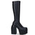 Awakecrm Top Qulaity Women Chunky Ankle Boots  New Fashion Thick High Heels Platform Black Shoes Woman Pumps Party Long Chelsea Boots