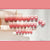 Joskka 24pcs/set Fake Nails Gradient Pink Love Designs False Nails With Glue Short Square Cute Sweet Nail Art Press On Fake Nail Tips August Nails