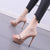 Awakecrm Women Sandal Designer Lazy Shoes Luxury Platform High Heels Rhinestone Chaussure