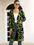 Awakecrm Fall Winter Women Knitted Cardigan V Neck  Leopard Pocket  Sweater Cardigan Korean Fashion Long Oversize Top  Women Coats