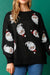 Awakecrm Santa Claus Sequin Graphic Sweatshirt