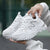 Awakecrm  Women White Chunky Sneakers Vulcanize Shoes Plus Size 35-43 Female Platform Running Sneakers Ladies Black Casual Shoes