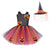 Halloween Awakecrm Halloween Girls Tutu Dress Rainbow Tutu For Kids Carnival Party Costume Tulle Dresses With Hat Broom Pumpkin Monster Cosplay
