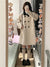 Joskka New  Chic Oversized Korean Fashion Pockets Woolen Peter Pan Collar Women Jackets Autumn Winter Vintage Wild Long Tops JK2305