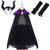 Halloween Awakecrm Black Dress For Girls Halloween Costume Evil Witch Kids Cosplay Costume Children Carnival Gown Girl Tutu Dress With Cloak