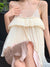 Joskka Solid Vintage Elegant Two-piece Set Women Summer Korean Designer Skirt Suit Female Backless Retro Vest + Casual Pink Skirt 2023