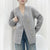 Joskka V-Neck Multi-Button Short Woolen Jackets Women's Elegant Loose Single Breasted Double-Sided Wool Coats Fall Outfits