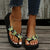 Awakecrm Wedges Crystal Slippers Women Shoes Summer Sandals  New Rome High Heels Platform Butterfly Flip Flops Ladies Beach Slides