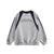Joskka Vintage Grey Sweatshirts Women Oversized Y2k Hip Hop Style Baddie Streetwear Embroidered Pullovers Hippie Retro Tops