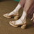 Awakecrm High Waterproof Thick Bottom Open Toe Sandals Women's  Summer All-match Thick-heeled High-heeled Shoes