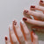 Joskka 24Pcs False Nails French Ballet Press On Nail Art Seamless Removable Wearing Reusable Fake Nails Back To School Nails