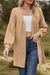 Awakecrm Solid Cable Knit Long Cardigan