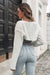 Awakecrm White Knitted Cover-Up Cardigan