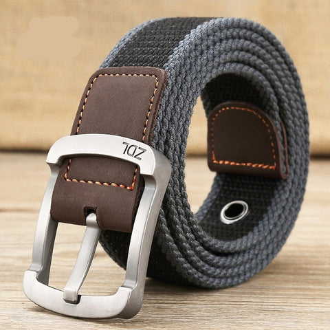 awakecrm Canvas Belt Outdoor Tactical Belt Unisex High Quality Canvas Belts for Jeans Male Luxury Casual Straps Ceintures