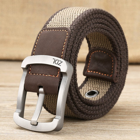 awakecrm Canvas Belt Outdoor Tactical Belt Unisex High Quality Canvas Belts for Jeans Male Luxury Casual Straps Ceintures