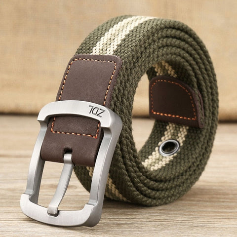 awakecrm Canvas Belt Outdoor Tactical Belt Unisex High Quality Canvas Belts for Jeans Male Luxury Casual Straps Ceintures