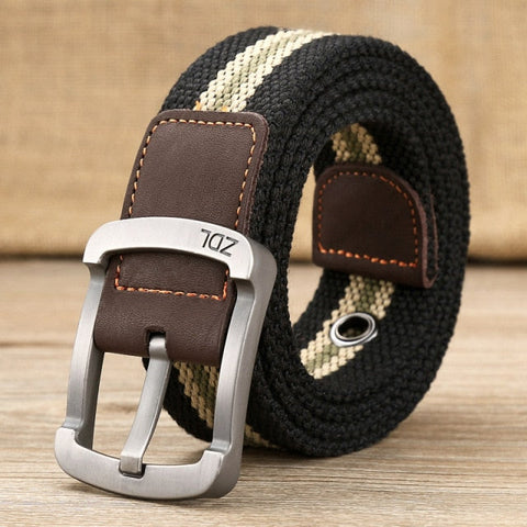 awakecrm Canvas Belt Outdoor Tactical Belt Unisex High Quality Canvas Belts for Jeans Male Luxury Casual Straps Ceintures