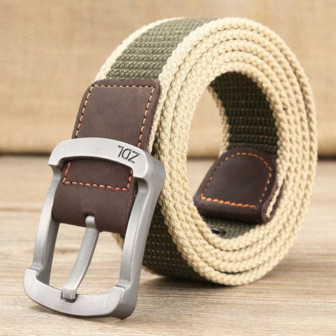 awakecrm Canvas Belt Outdoor Tactical Belt Unisex High Quality Canvas Belts for Jeans Male Luxury Casual Straps Ceintures