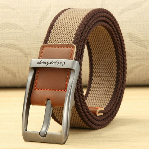 awakecrm Canvas Belt Outdoor Tactical Belt Unisex High Quality Canvas Belts for Jeans Male Luxury Casual Straps Ceintures