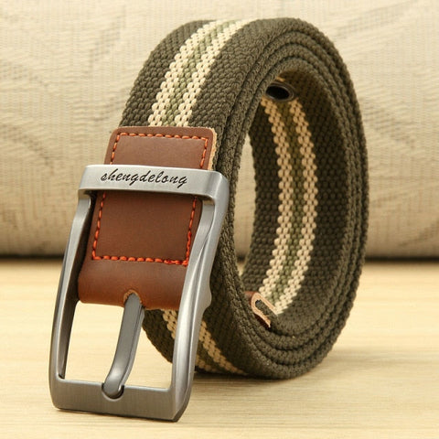 awakecrm Canvas Belt Outdoor Tactical Belt Unisex High Quality Canvas Belts for Jeans Male Luxury Casual Straps Ceintures