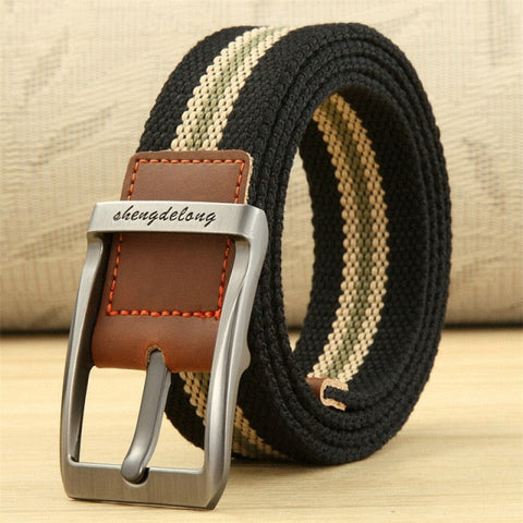 awakecrm Canvas Belt Outdoor Tactical Belt Unisex High Quality Canvas Belts for Jeans Male Luxury Casual Straps Ceintures