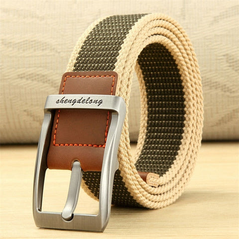 awakecrm Canvas Belt Outdoor Tactical Belt Unisex High Quality Canvas Belts for Jeans Male Luxury Casual Straps Ceintures