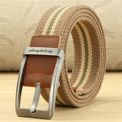 awakecrm Canvas Belt Outdoor Tactical Belt Unisex High Quality Canvas Belts for Jeans Male Luxury Casual Straps Ceintures